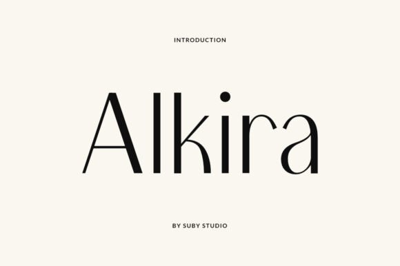 Alkira: A Modern Sans Serif Font for Digital Branding