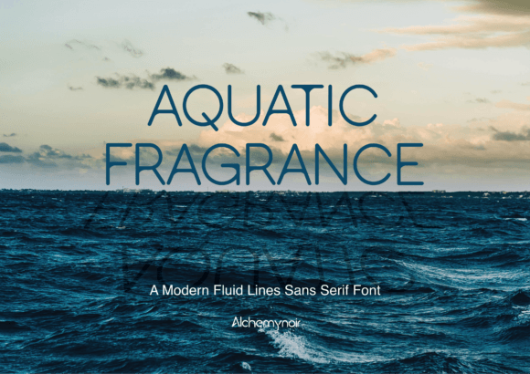Aquatic Fragrance Sans Serif Font