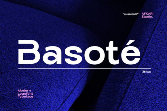 Basote: A Modern Typeface for Handmade Creations