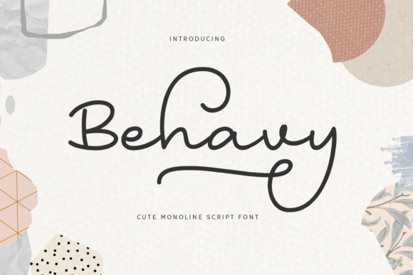 Behavy: A Script Font That Elevates Your Editorial Design