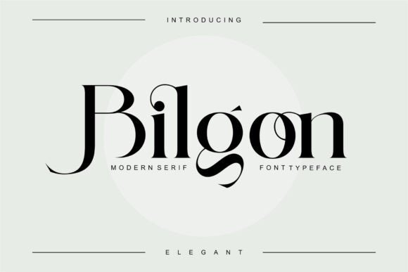 Bilgon: A Serif Font That Elevates Editorial Design
