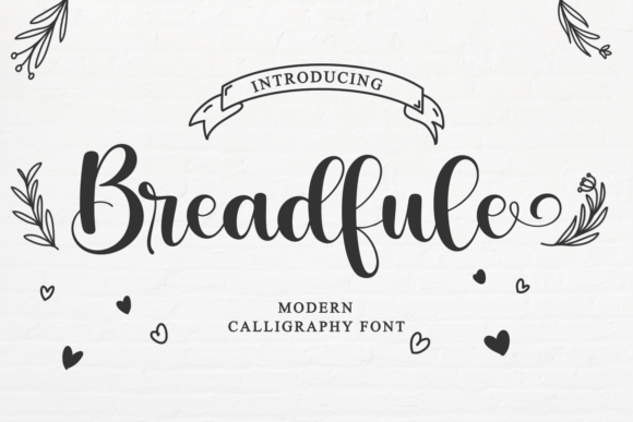 Breadfule: A Modern Script Font for Web Design