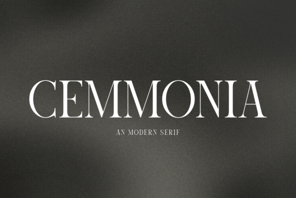 Cemmonia: A Serif Font for Professional Branding