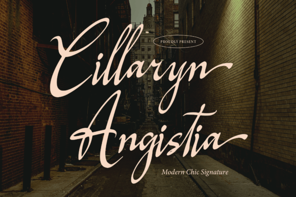 Cillaryn Angistia: A Modern Typeface for Editorial Design