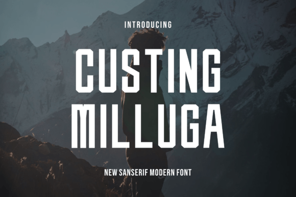 Custing Milluga Sans Serif Font for Modern Web Design