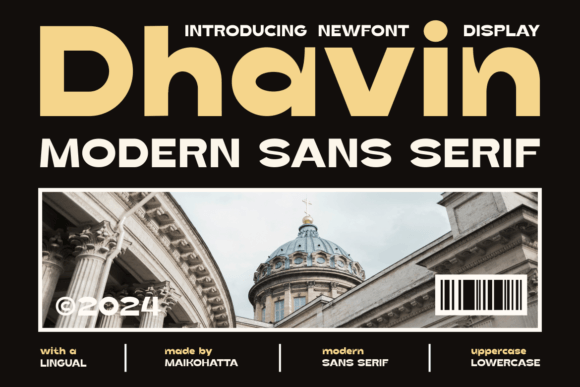 Dhavin: A Modern Sans Serif for Clean Editorial Design