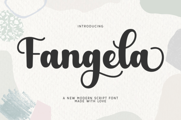 Fangela: A Bold Script Font for Creative Branding
