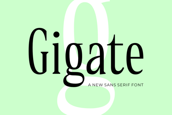 Gigate Serif Font for Editorial Design