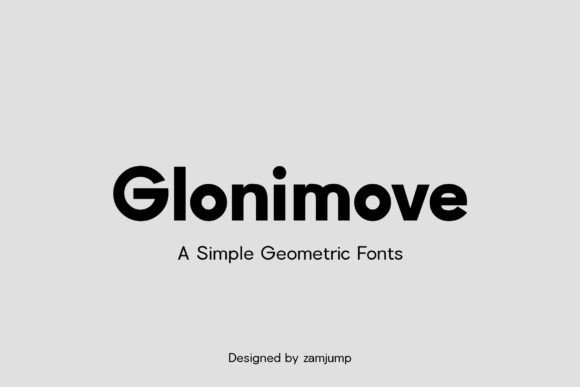 Glonimove: A Modern Sans Serif Font for Web Design