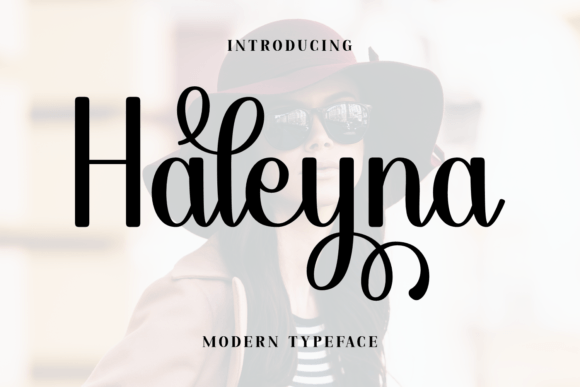 Haleyna: A Modern Handwritten Typeface for Web Design