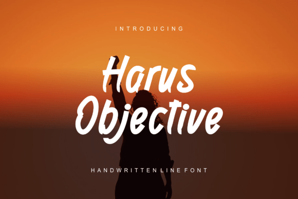 Harus Objective: A Handwritten Font for Creative Makers