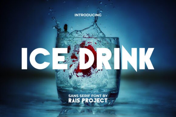 Ice Drink Font for Eye-Catching Campaigns
