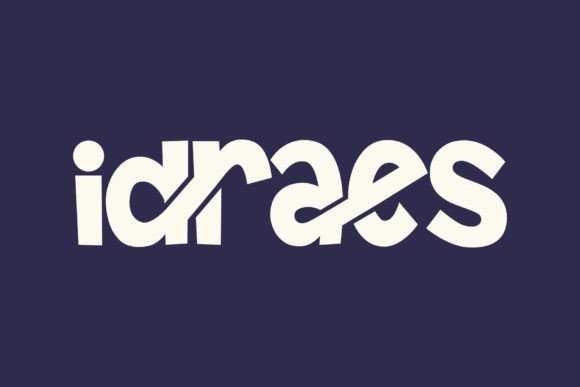 Idraes: A Bold Sans Serif Font for Web Design