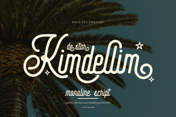 Kimdelim: A Modern Script Font for Web Design
