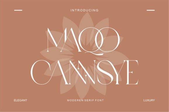 Maqo Cannsye: A Serif Font That Elevates Branding