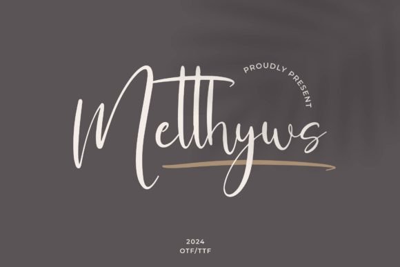 Metthyws: A Modern Script Font for Elegant Branding