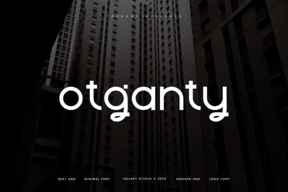 Otganty: A Bold Sans Serif Font for Modern Web Design