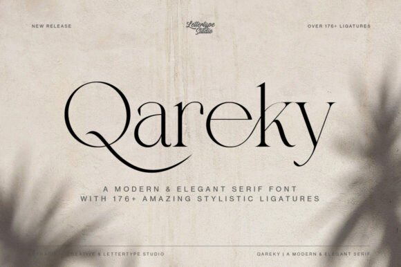 Qareky: A Serif Font for Sophisticated Editorial Design