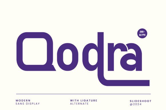 Qodra Sans Serif for Modern Marketing and Branding