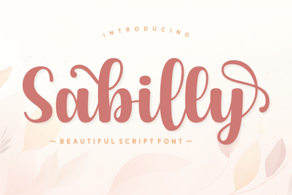 Sabilly: A Bold Script Font for Eye-Catching Campaigns