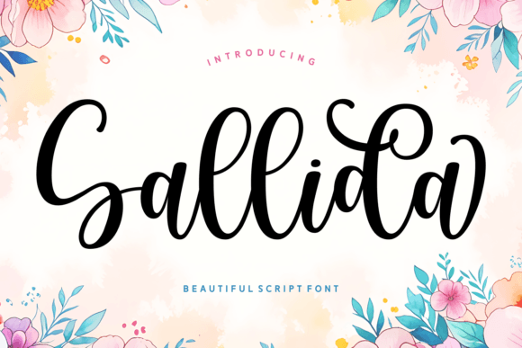 Sallida: A Bold Script Font for Digital Branding