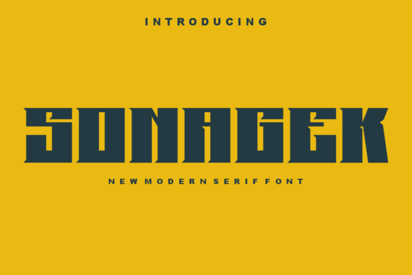 Sonagek Serif Font for Modern Web Design