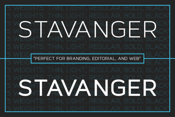 Stavanger Font for Modern Web Design