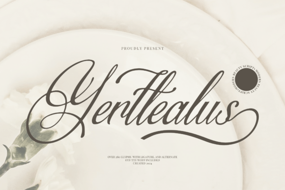 Yertlealus: A Modern Script Font for Editorial Elegance